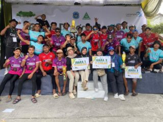 CEO PT Sining Nusantara Raya dan Ipda Purnomo Dukung Piala Perahu Naga Ansor 2026 di Sungai Blawi Lamongan