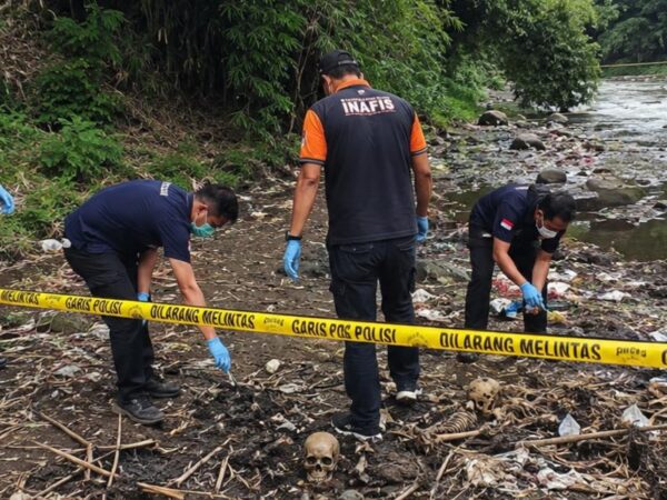 Keributan hebat! Dua Kerangka Manusia Ditemukan di Sungai Bedog, Bantul