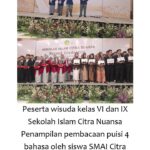 Melampaui Wisuda: Sekolah Islam Citra Nuansa Luluskan 105 Siswa dan Luncurkan Dua Buku Antologi Karya Siswa