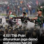 TNI dan Komcad Bukan Alat Hadapi Demonstrasi Mahasiswa