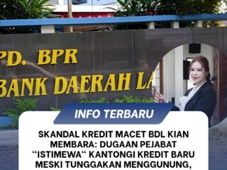 Skandal Kredit Macet BDL Berkobar: Pejabat Diduga "Khusus" Kantongi Kredit Baru Meski Tunggakannya Meningkat, JAMAL Pertanyakan Integritas Perbankan